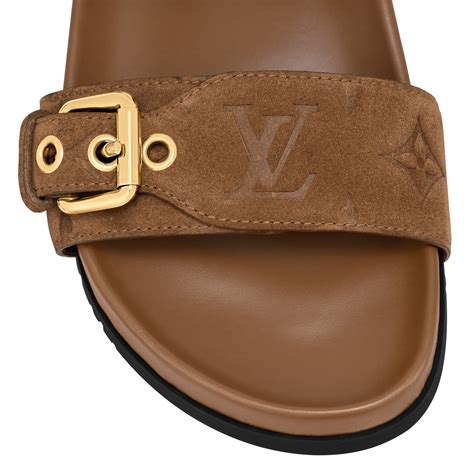 louis vuitton bom dia flat mule dupe|bom dia flat mule price.